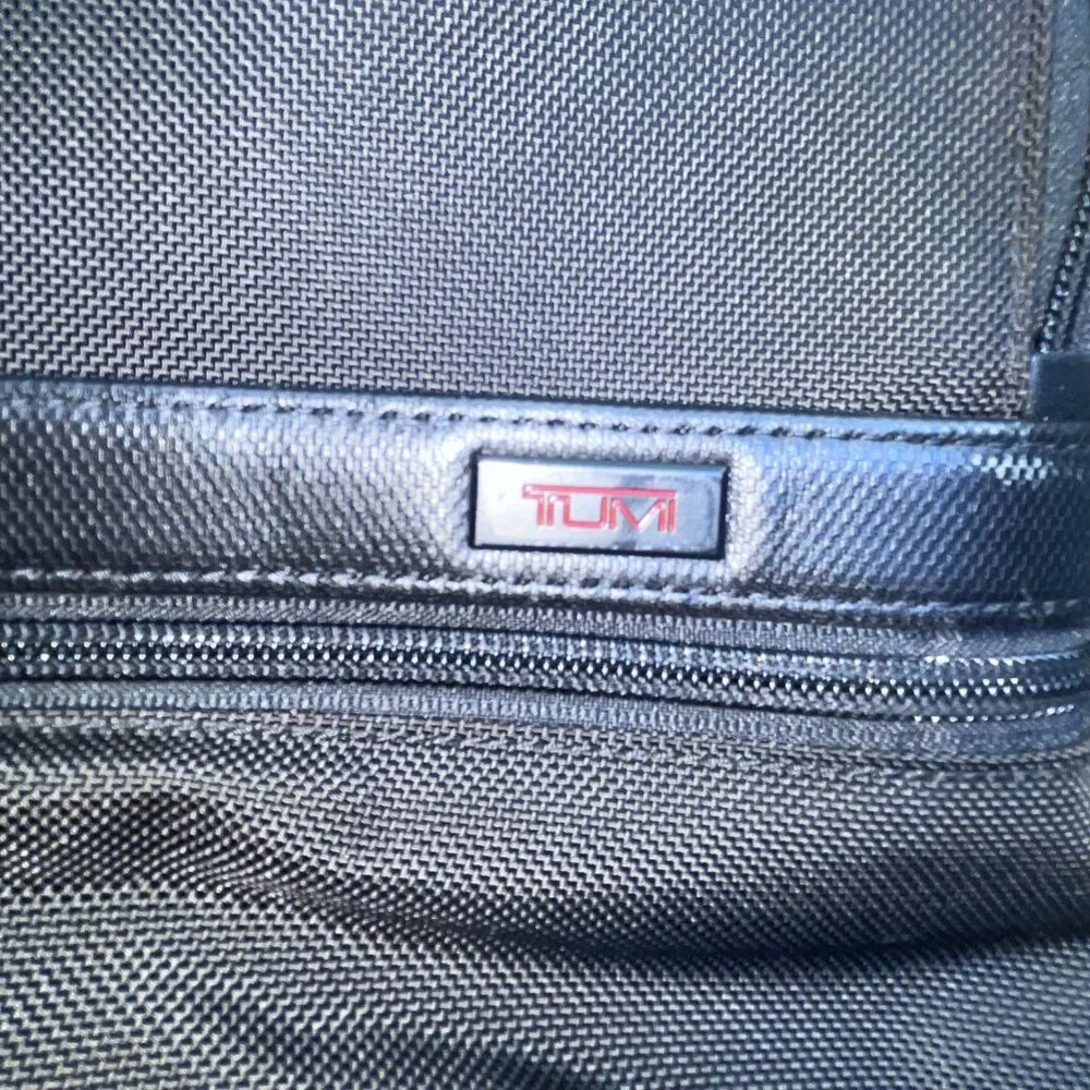 Tumi Men’s Black Nylon Multiple Compartments Durable Briefcase Messenger Bag